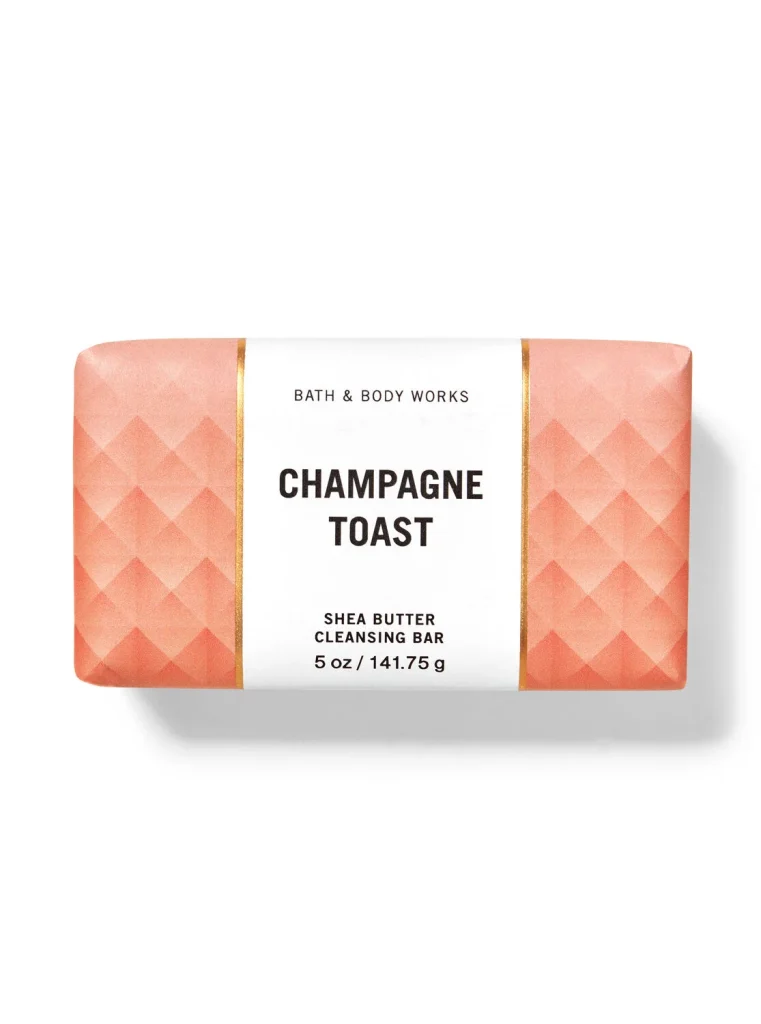 Bath & Body Works Shea Butter Cleansing Bar – Champagne Toast – 141.75g
