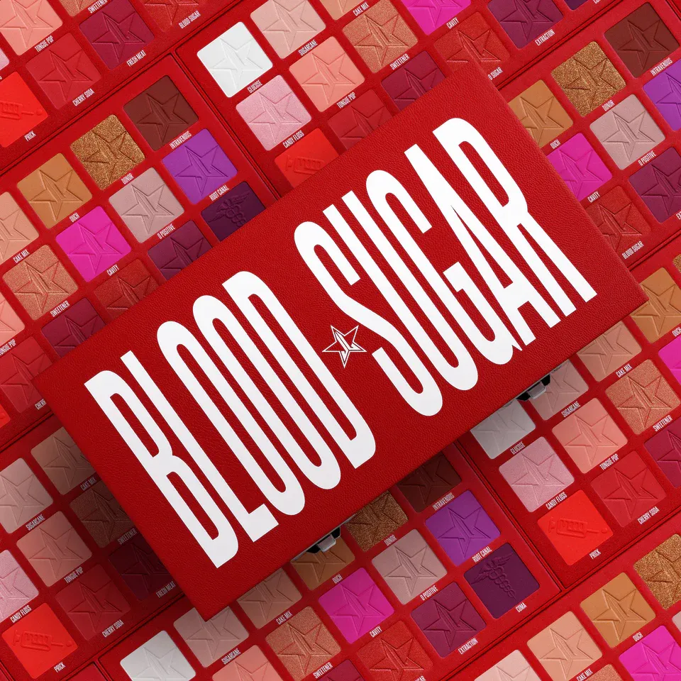 Jeffree Star Cosmetics Eyeshadow Pressed Pigment Palette – Blood Sugar – Big