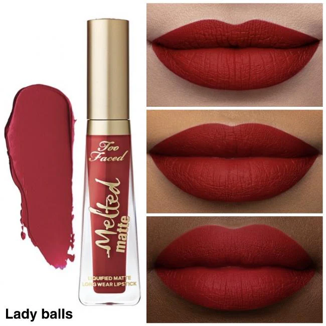 Too Faced Cosmetics Melted Matte Liquified Longwear Lipstick – Lady Balls – 7ml