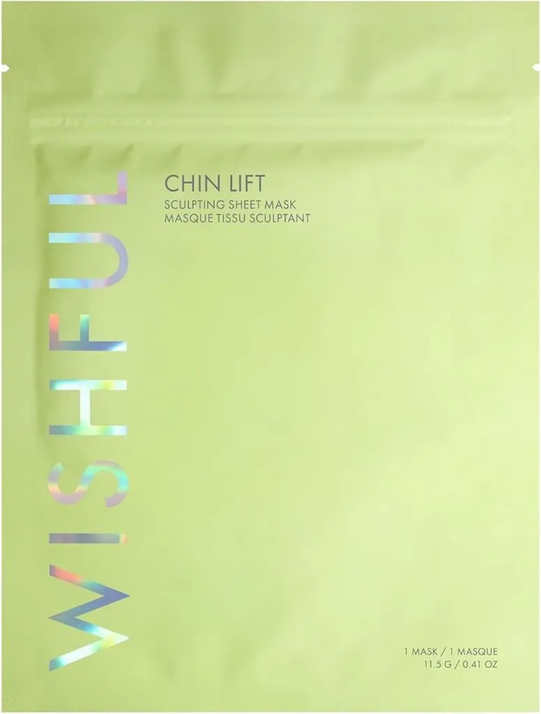 Huda Beauty Chin Lift Peptide & Niacinamide Sculpting Sheet Mask – 11.5g