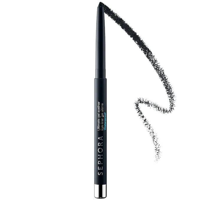 SEPHORA Ultimate Gel Waterproof Eyeliner Pencil Black Matte – Black Matte – .3g
