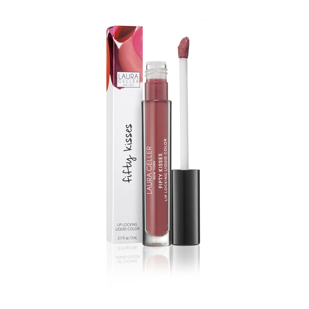 LAURA GELLER Fifty Kisses Lip Locking Liquid Color – Ravishing rose – 3ml