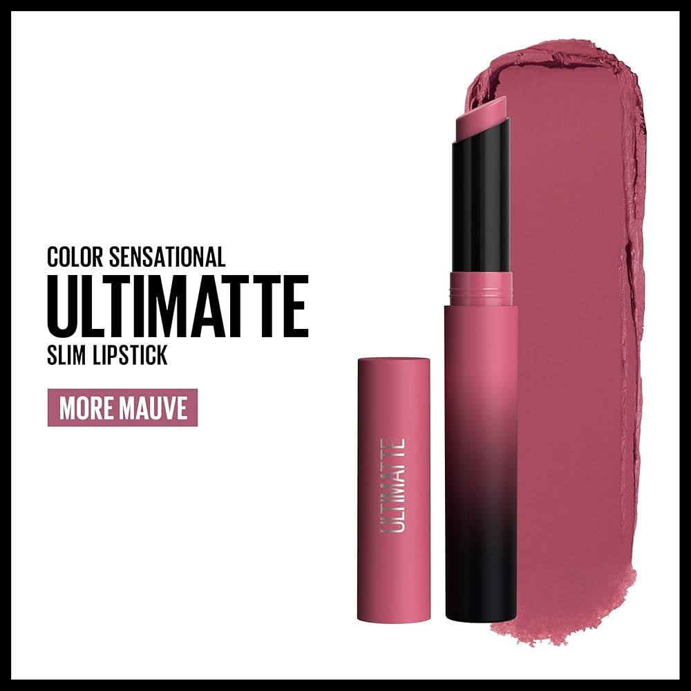 Maybelline Color Sensational Ultimatte Slim Lipstick Makeup – More Mauve – 1.7g