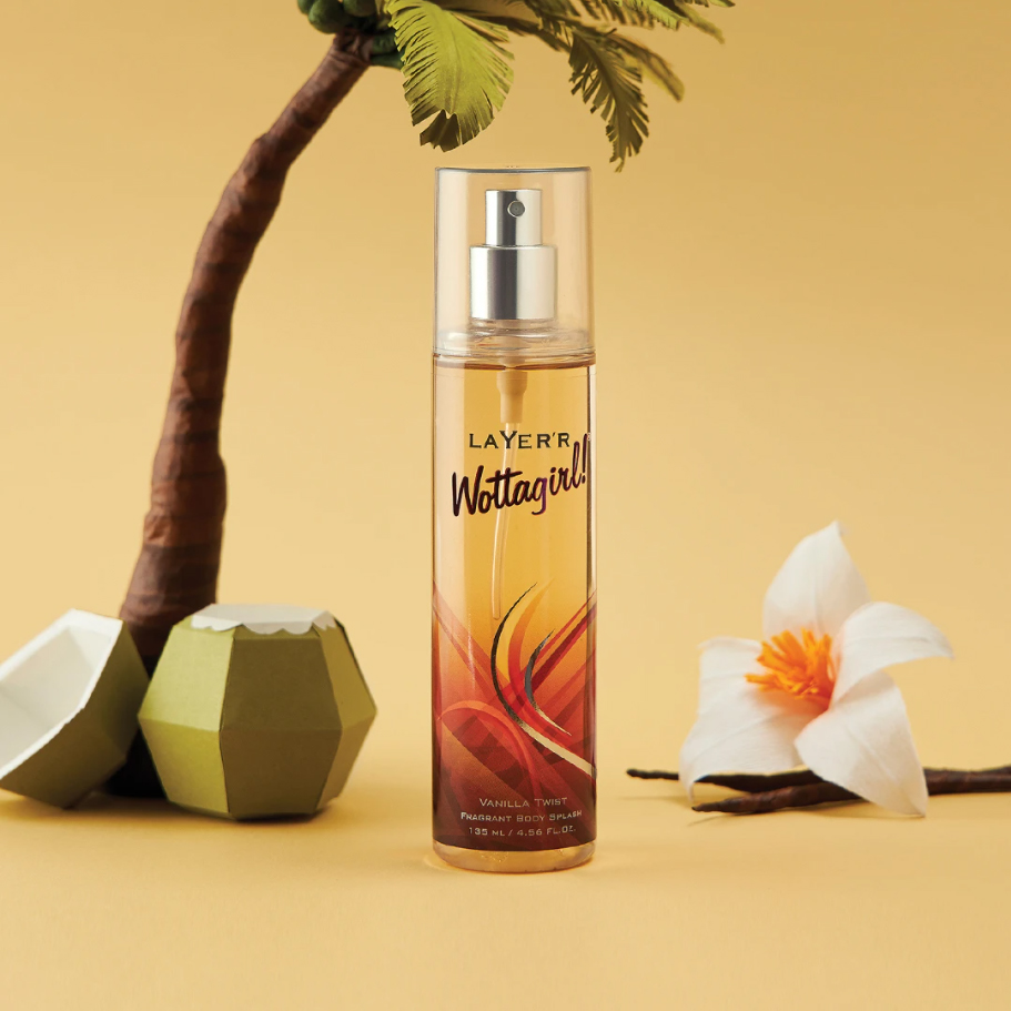 Layer’r Wottagirl Body Spray, Vanilla Twist – 135ml