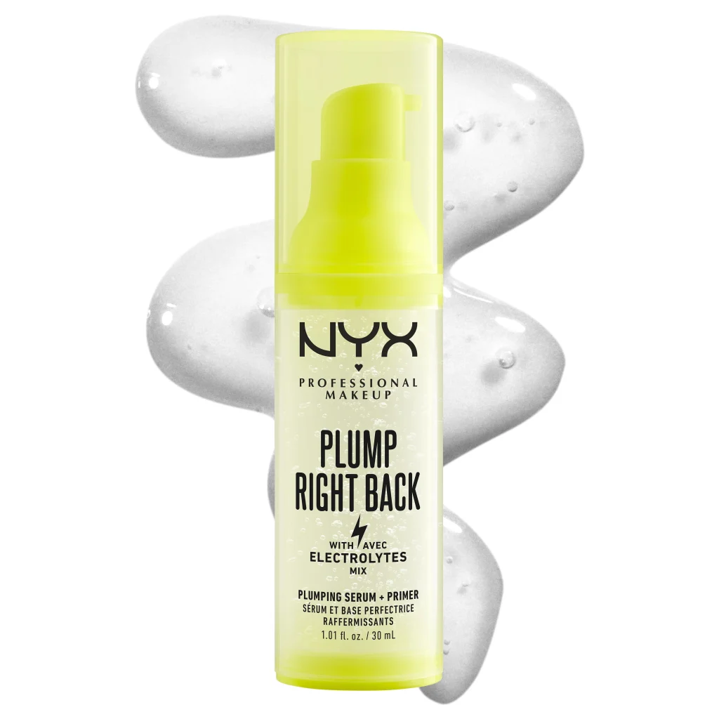 NYX Plump Right Back Plumping Serum & Primer, With Aved Electrolytes Mix – 30ml