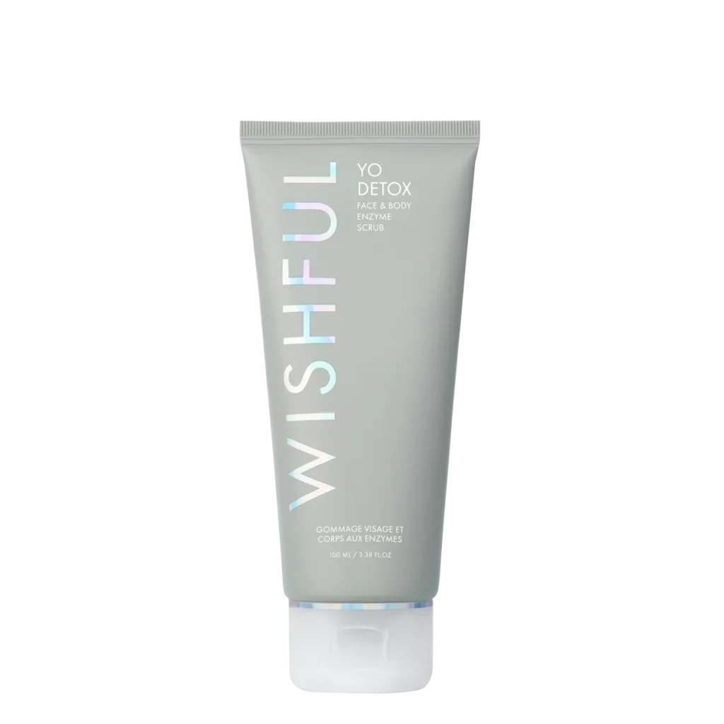 HudaBeauty Yo Detox Charcoal Face & Body Enzyme Scrub – 100ml