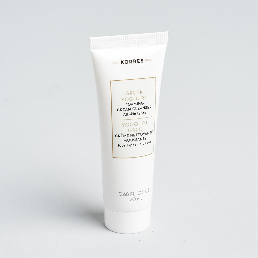 Korres Greek Youghurt Foaming cream Cleanser – 20ml