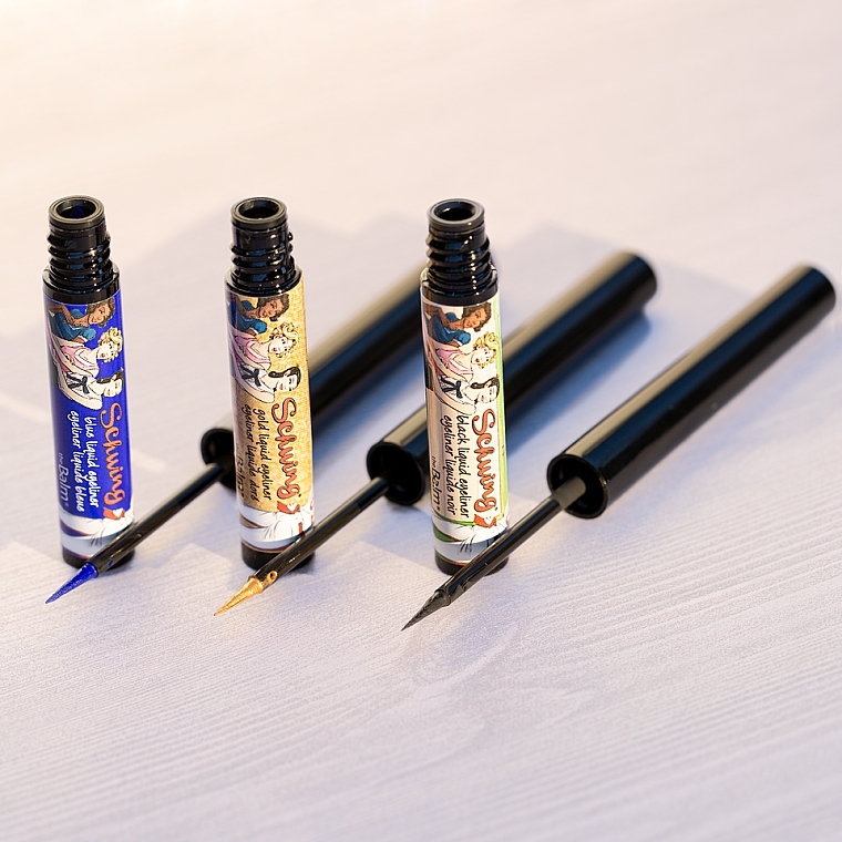 The Balm Schwing Trio Liquid Eyeliner Trio – 14K Gold