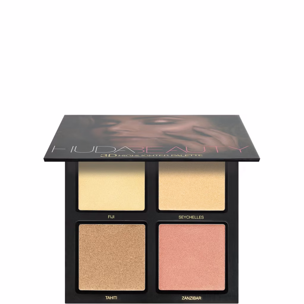 Huda Beauty 3D Cream and Powder Highlighter Palette – Golden Sands Edition – 31.5g