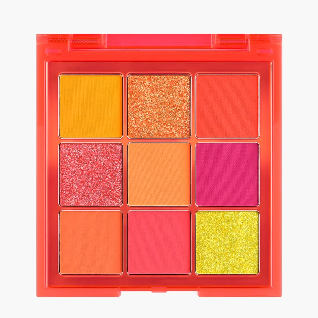 HudaBeauty Pressed Pigment Palette – Neon Orange