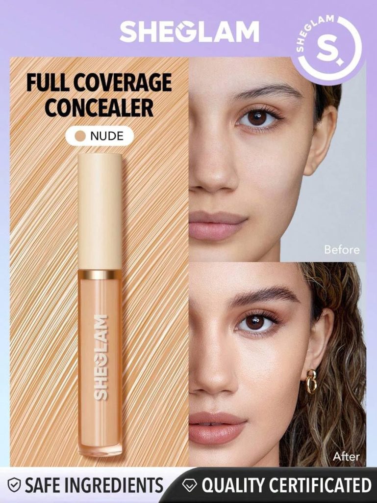 Sheglam Like Magic 12HR Full Coverage Concealer – 3.8g – Nude