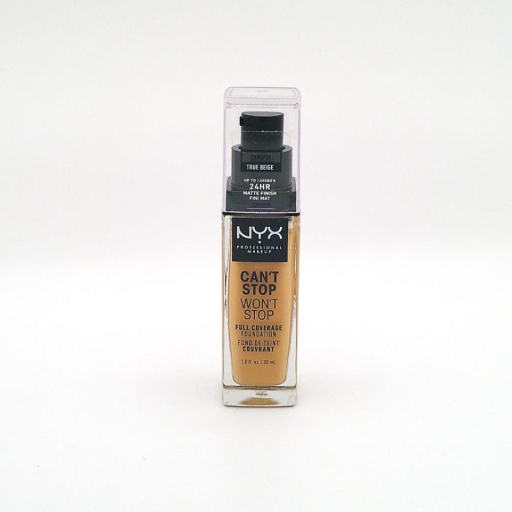 Nyx can’t stop won’t stop full coverage Foundation – 30ml – True Beige