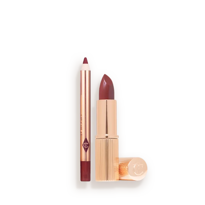 Charlotte Tilbury Mini Lipstick & Liner Set – Pillow Talk Deep