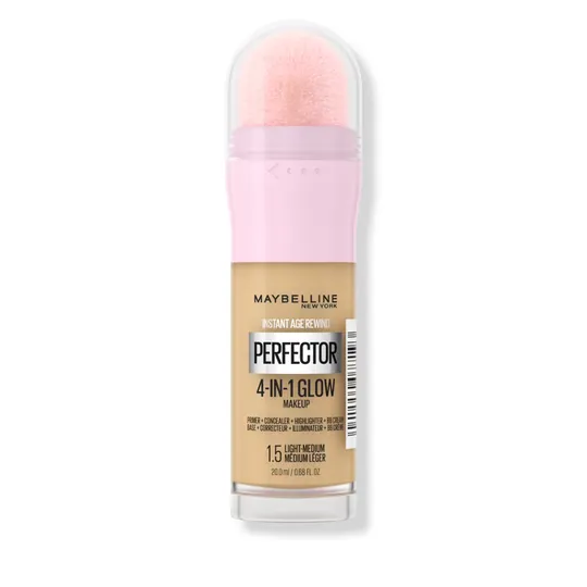 Maybelline Instant Age Rewind Perfector 4-In-1 Glow Makeup – 1.5 Light Medium – 20.0ml