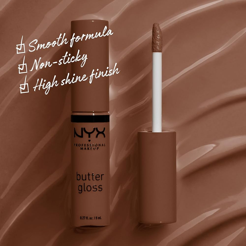 NYX Butter Gloss Creamy Lip Gloss – Fudge Me – 8ml