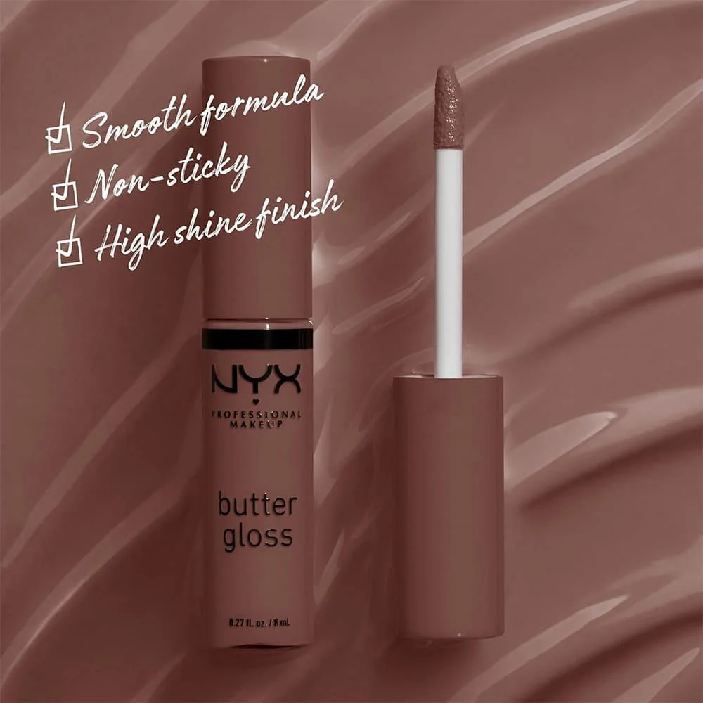 NYX Butter Gloss Creamy Lip Gloss – Ginger Snap – 8ml