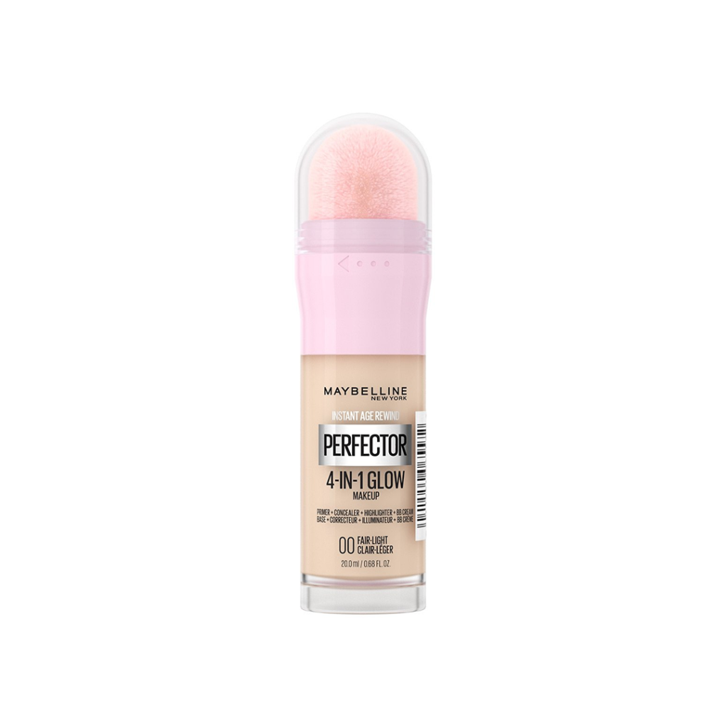 Maybelline Instant Age Rewind Perfector 4-In-1 Glow Makeup – 00 Fair Light – 20.0ml