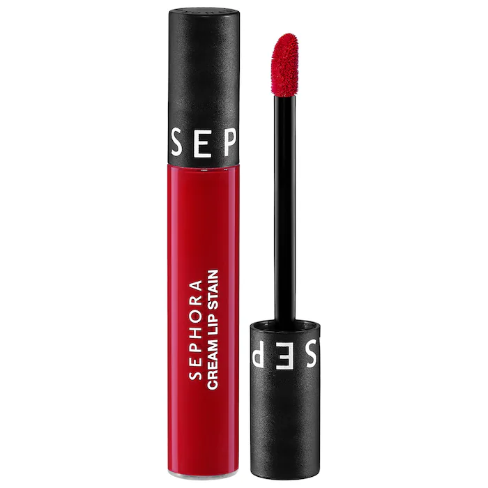 SEPHORA Cream Lip Stain Liquid Lipstick – 129 Risky Red – 5ml