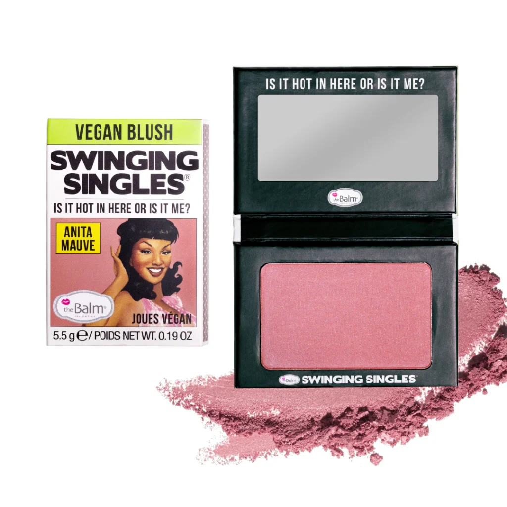 The Balm Swinging Singles Powder Blush – Anita Mauve – 5.5g