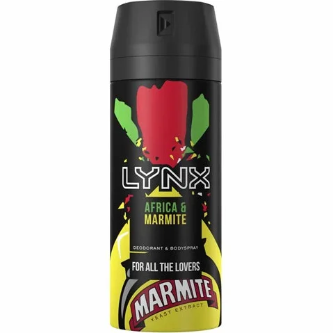LYNX Africa & Marmite Body Spray - 150ml