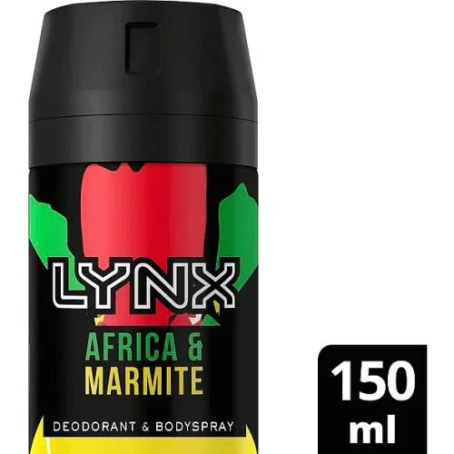 LYNX Africa & Marmite Body Spray - 150ml - Image 2