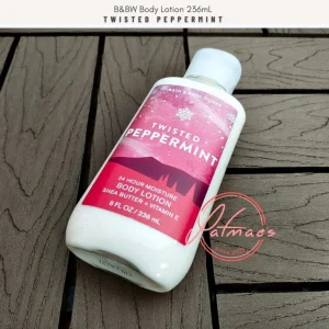 Bath & Body Works Body Lotion Shea Butter + Coconut Oil - Twisted Peppermint - 236ML