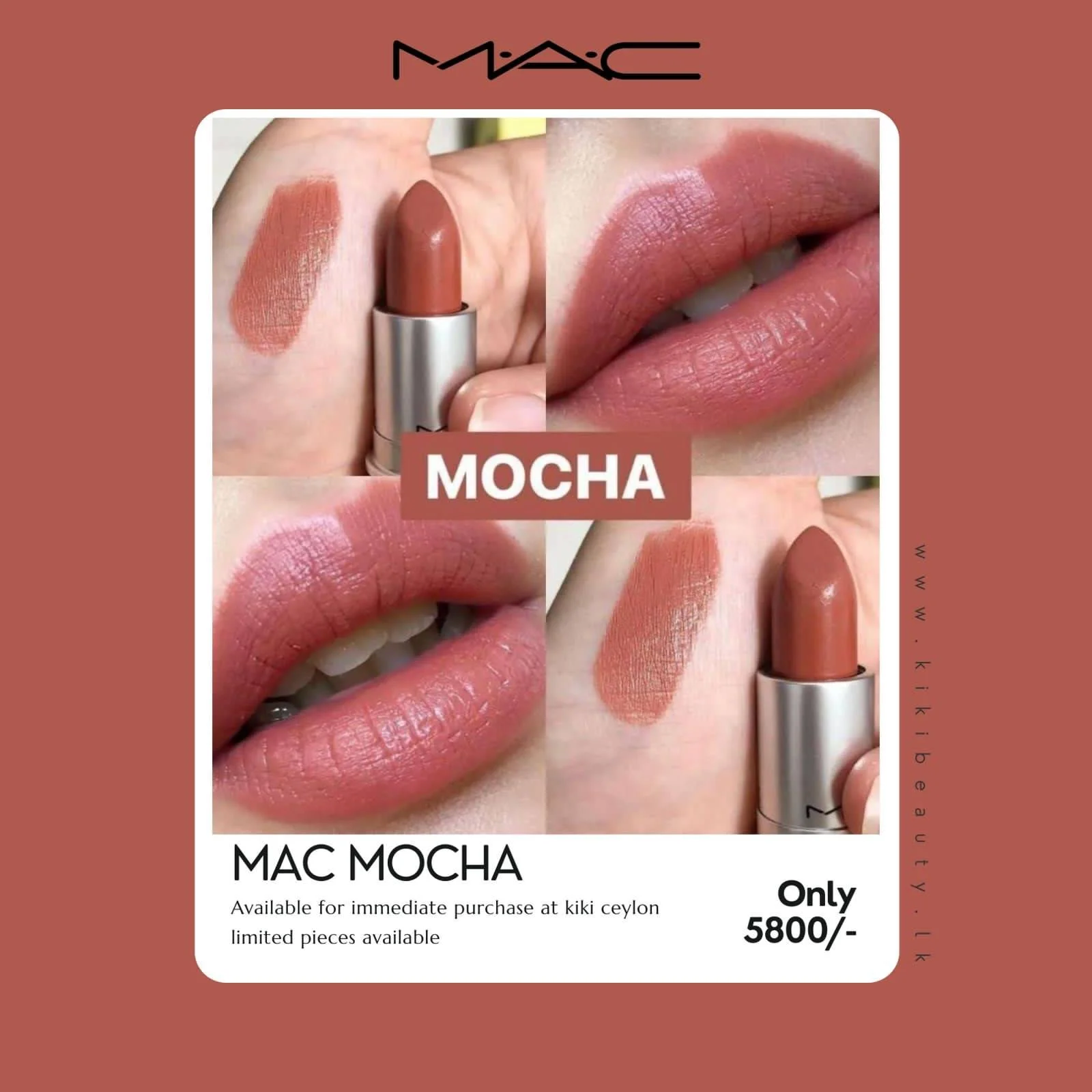 MAC Stain Lipstick - Mocha - Full size - Image 3