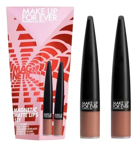 Make Up For Ever Magnetic Matte Lip Set - 192 Toffee At All Hours - 4.5ml