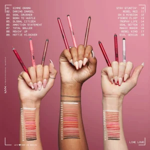 NYX Line loud lip liner - On a mission