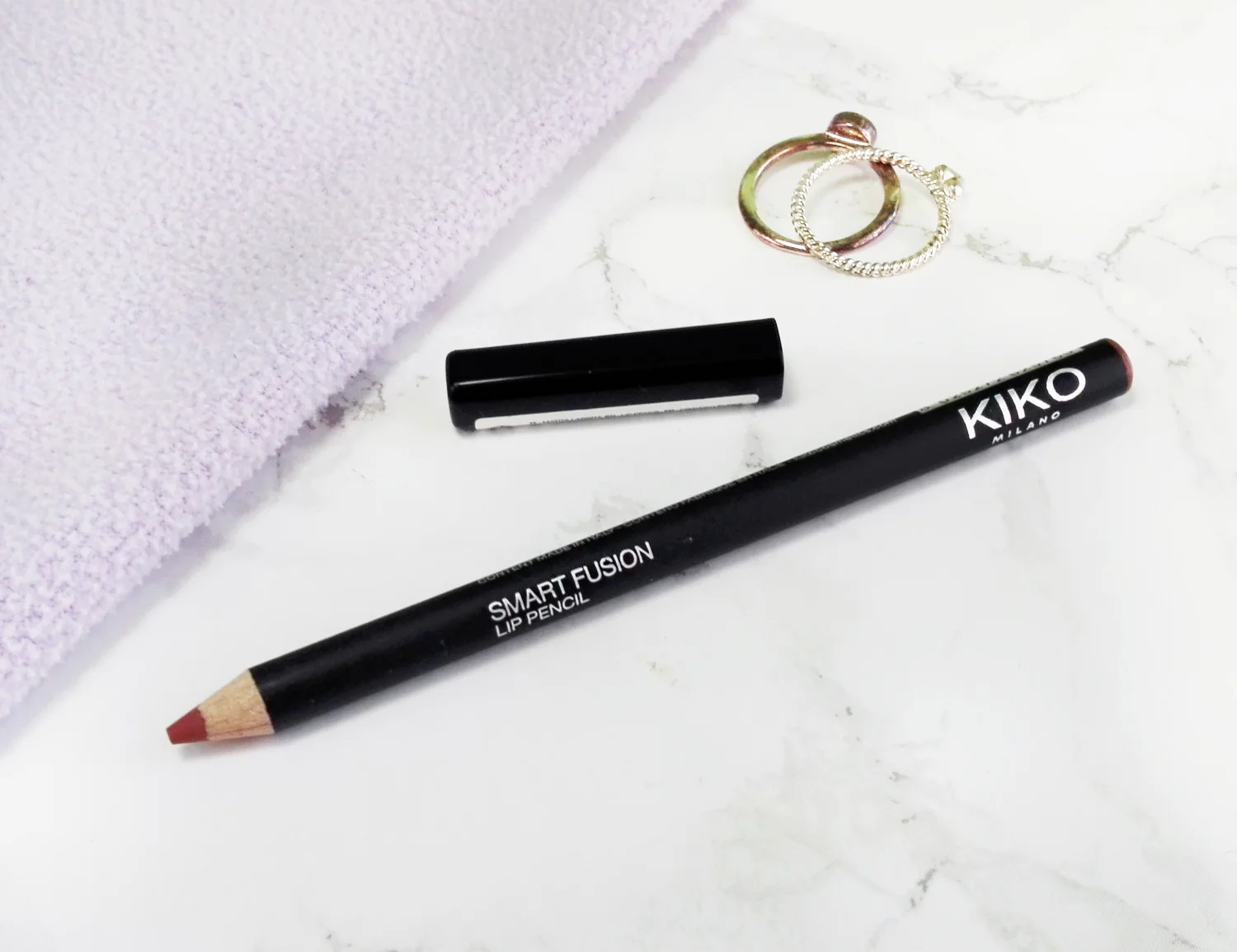 KIKO Smart Fusion Lip Pencil - 33 Light Rosy Brown - Full Size - Image 3