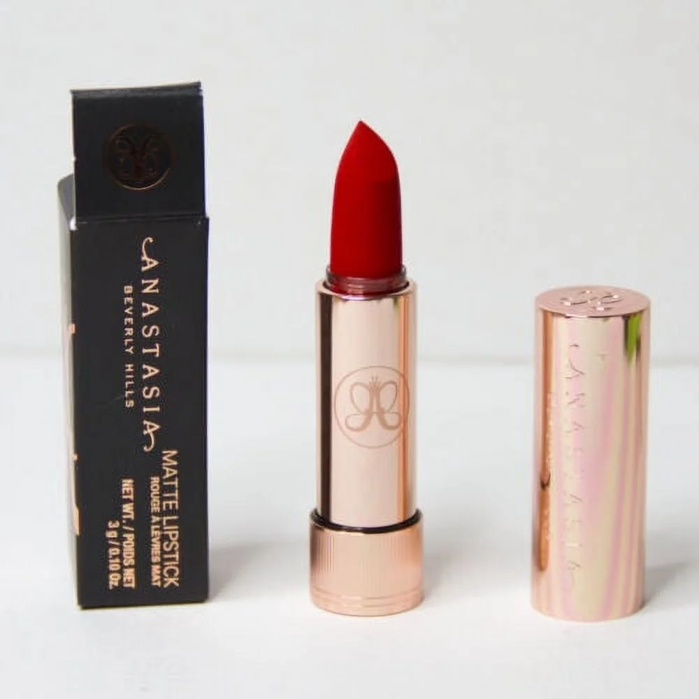 Anastasia Matte & Satin Lipstick - 3g, Royal Red - Image 3