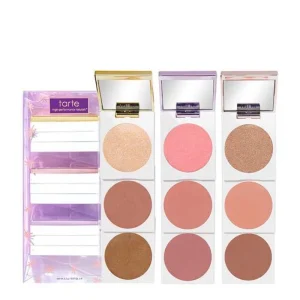 Tarte Blush Authority Amazonian Clay Cheek Wardrobe - Let it Glow, I'm Smitten, Gettin Toasty Clear - 2.2g