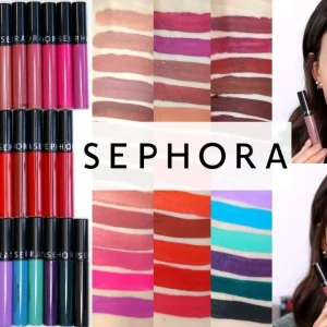 SEPHORA Cream Lip Stain Liquid Lipstick - 93 French Lover - 5ml