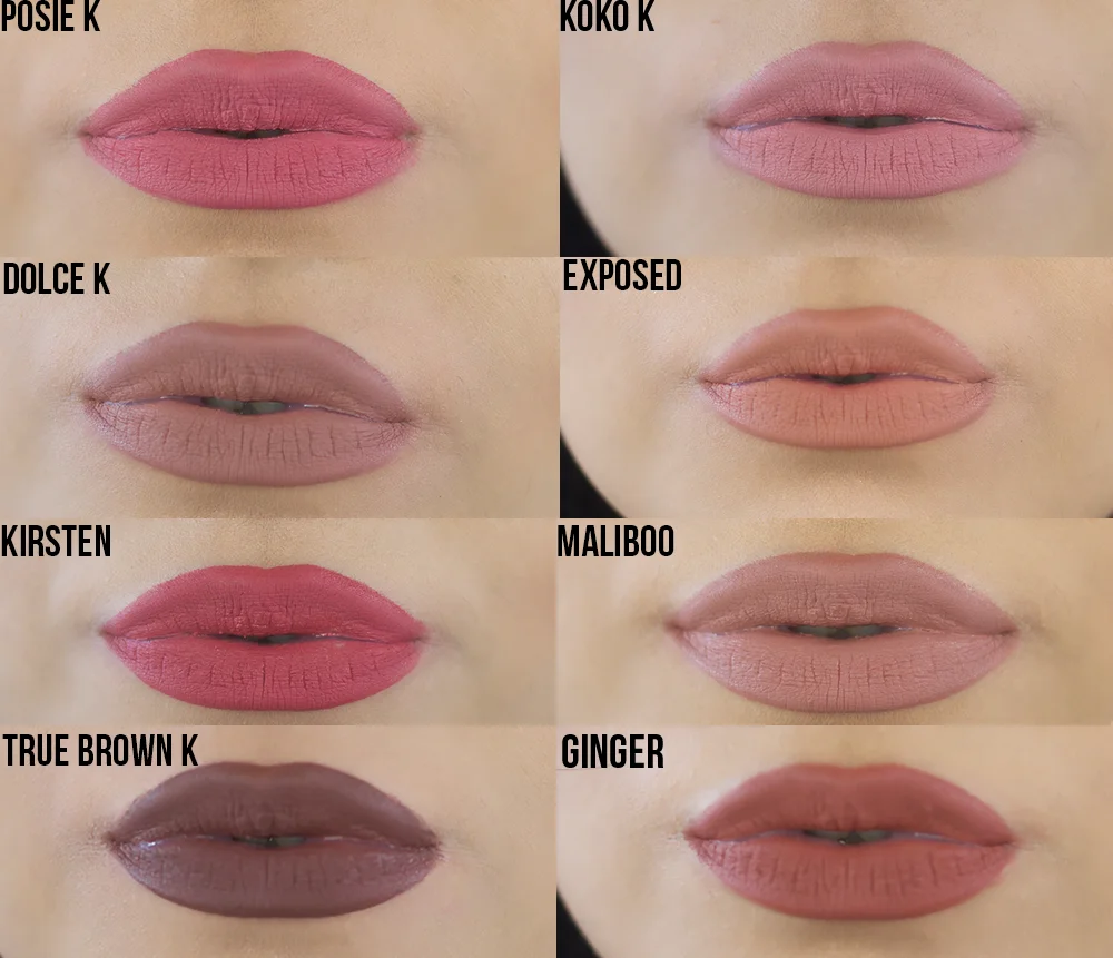 KYLIE Matte Liquid Lipstick - Brown Sugar - Image 4