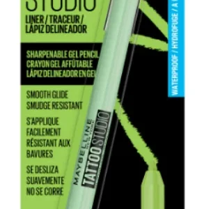Maybelline Tattoo Studio Sharpen Able Gel Pencil Long Wear Eyeliner Makeup - Lime Smash - Regular