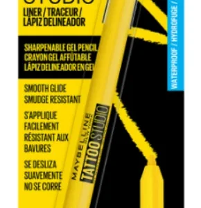 Maybelline Tattoo Studio Sharpen Able Gel Pencil Long Wear Eyeliner Makeup - Citrus Charge - Regular