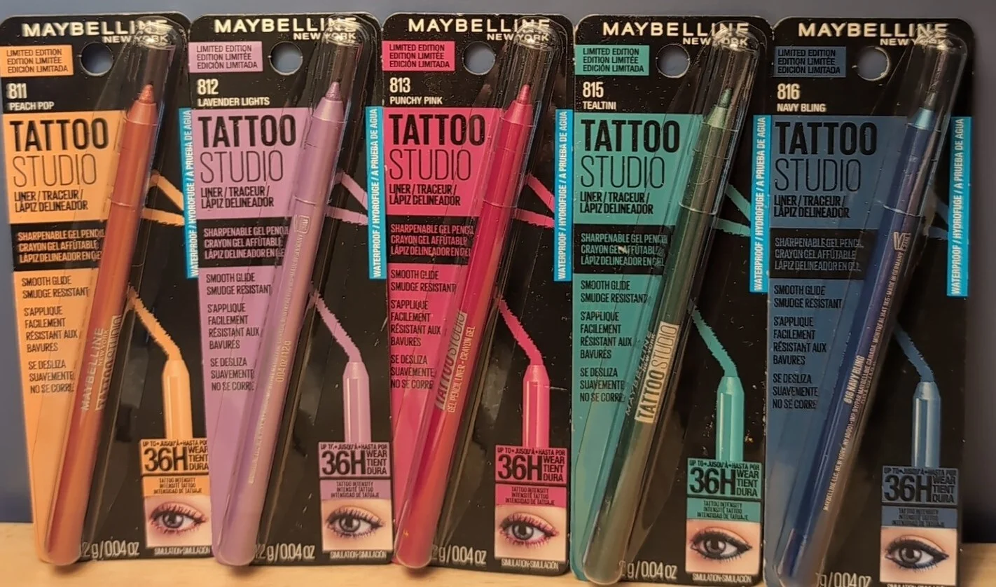 Maybelline Tattoo Studio Sharpen Able Gel Pencil Long Wear Eyeliner Makeup - Orange Flash - Regular - Image 5