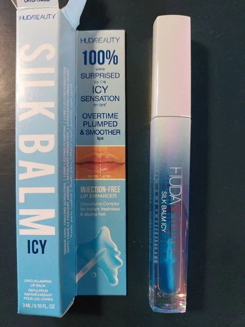 HudaBeauty Silk Balm Icy Cryo-Plumping Lip Balm - Frost - Full Size - Image 2