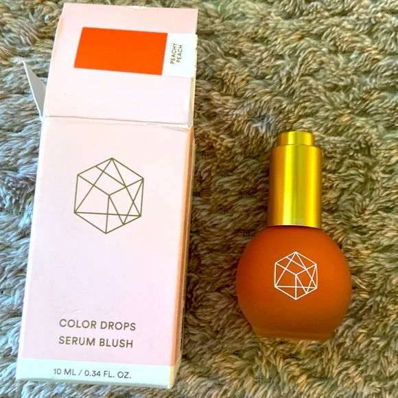 EM Cosmetics Color Drops Serum Blush - Peachy Peach - 10ml - Image 3