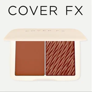 CoverFX Monochrome Cheek Duo Bronzer - Suntan Bronze - 14.5g
