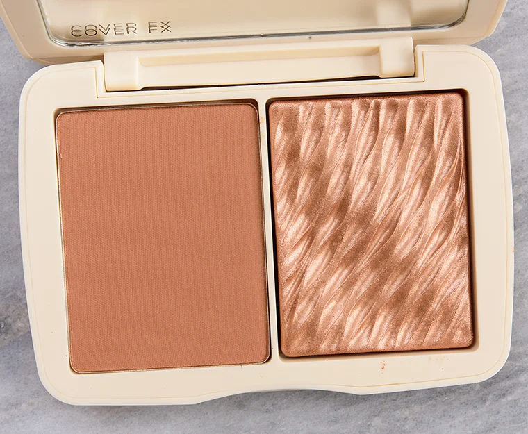 CoverFX Monochrome Cheek Duo Bronzer - Suntan Bronze - 14.5g - Image 2