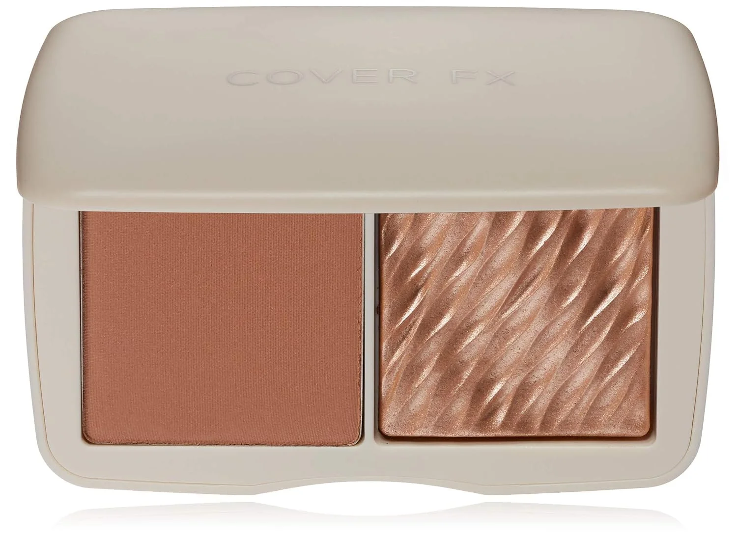 CoverFX Monochrome Cheek Duo Bronzer - Suntan Bronze - 14.5g - Image 4