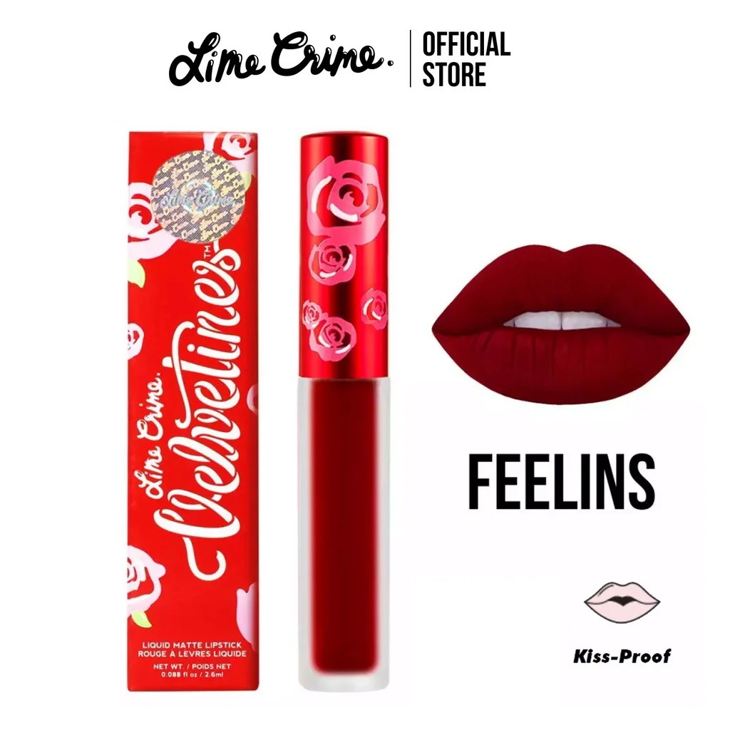 Lime Crime Velvetines Matte Liquid Lipstick - Feelins - 2.6ml - Image 2