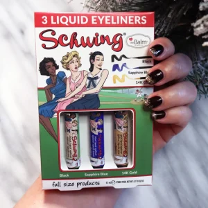The Balm Schwing Trio Liquid Eyeliner Trio - Sapphire Blue