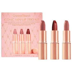 Charlotte Tilbury Charlotte’s Iconic Mini Lip Trio K.I.S.S.I.N.G - Stoned Rose - 15g