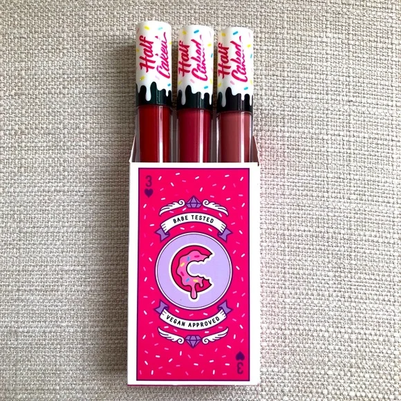 Half Caked Game Changer Lip Fondant Trio - 82Bordeaux - Full Size - Image 5