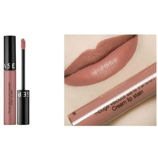 SEPHORA Cream Lip Stain - 1.3ml, 40 Pink Tea - Image 4