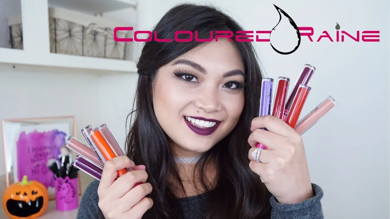 Coloured Raine Matte Lip Paint - Cranberry Crush - 4g - Image 4