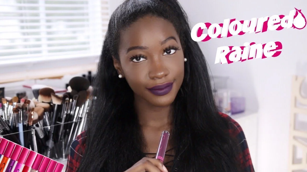 Coloured Raine Matte Lip Paint - Cranberry Crush - 4g - Image 5