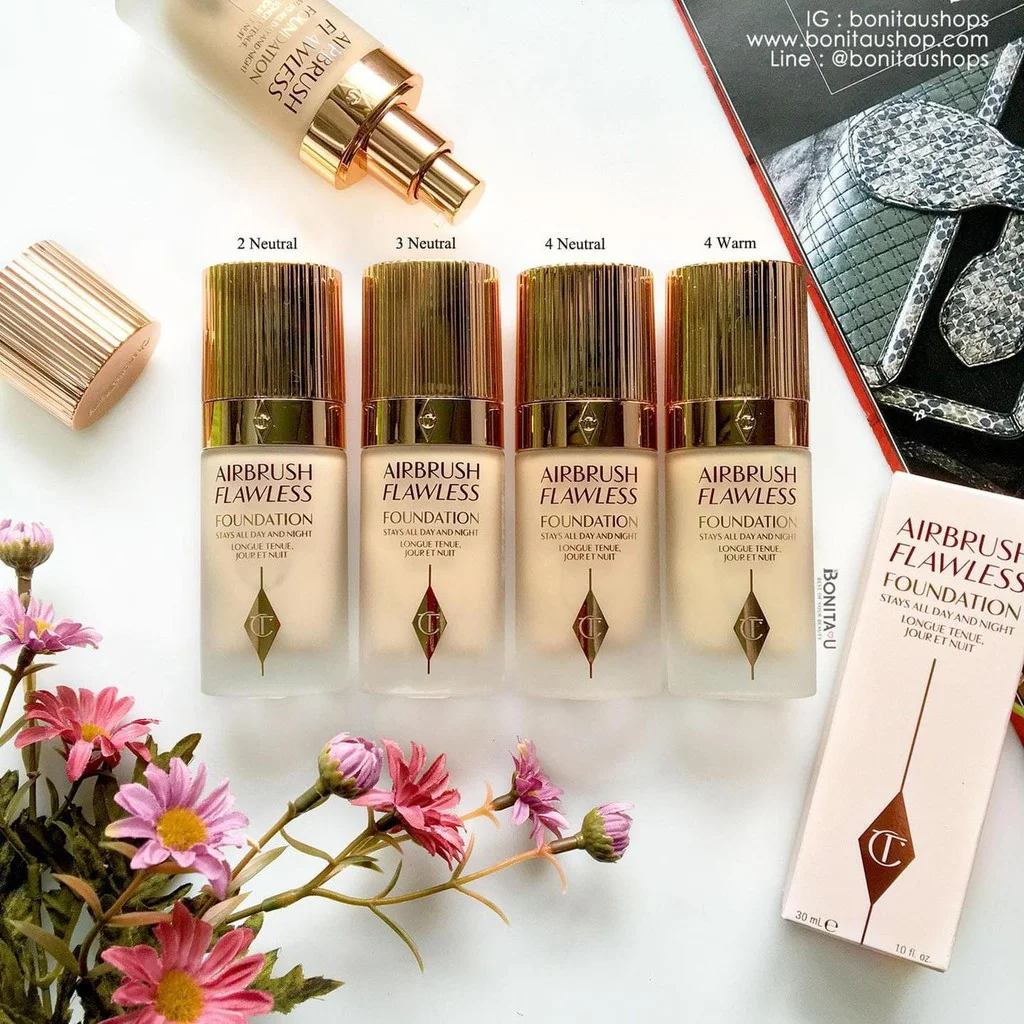 Charlotte tilbury Airbrush Flawless Foundation - 7 Warm - 30ml - Image 3
